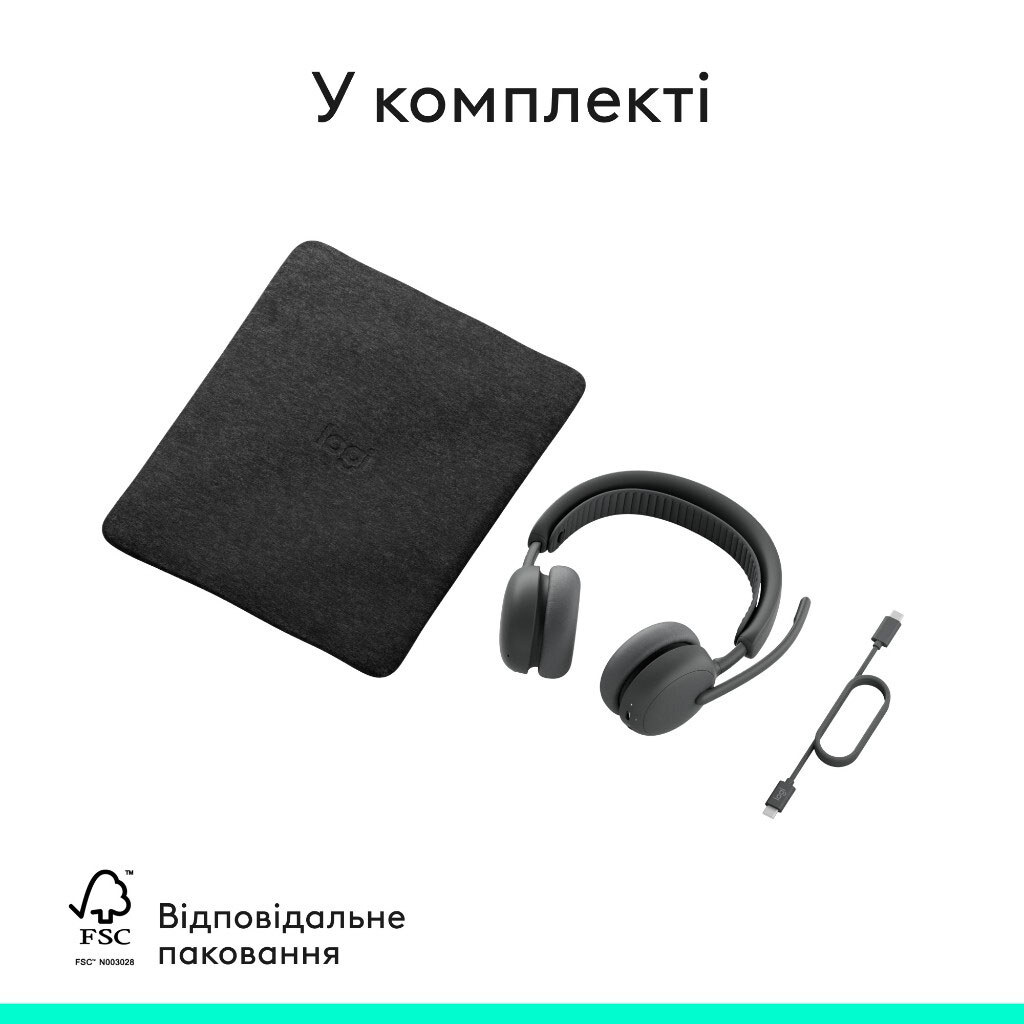 Bluetooth-гарнитура Logitech Zone 2 ES, С микрофоном, Стерео, Черный - № 8 Bluetooth-гарнитура Logitech Zone 2 ES, С микрофоном, Стерео, Черный - № 8