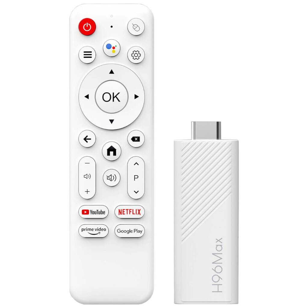 Медиаплеер HD H96 Max H313 TV Stick, Белый - № 1 Медиаплеер HD H96 Max H313 TV Stick, Белый - № 1