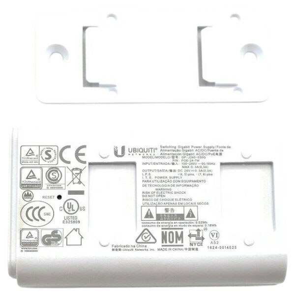 Інжектор Ubiquiti POE-24-7W-G-WH, Білий - № 2 Інжектор Ubiquiti POE-24-7W-G-WH, Білий - № 2