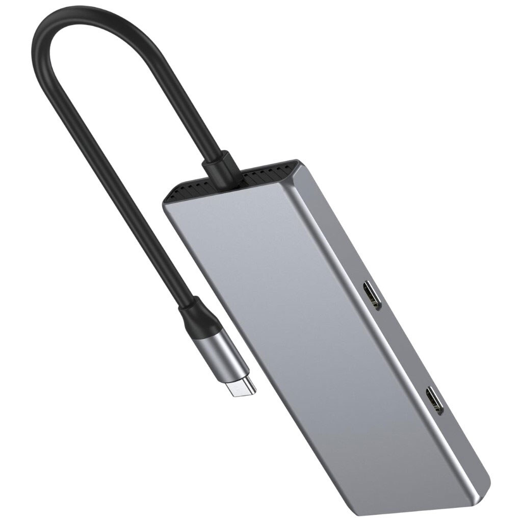 USB-хаб Gembird UHB-CM-U310-A2C2-01, Серый - № 3 USB-хаб Gembird UHB-CM-U310-A2C2-01, Серый - № 3