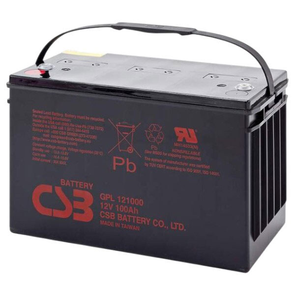 Акумулятор CSB GPL121000, Чорний - № 1 Акумулятор CSB GPL121000, Чорний - № 1
