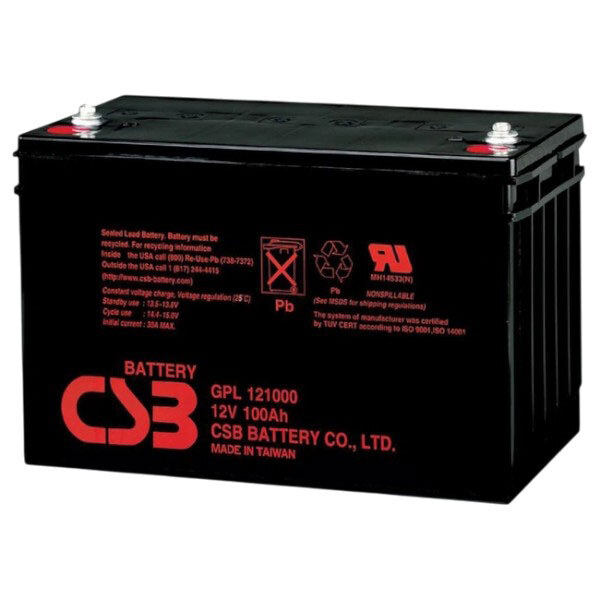 Акумулятор CSB GPL121000, Чорний - № 2 Акумулятор CSB GPL121000, Чорний - № 2