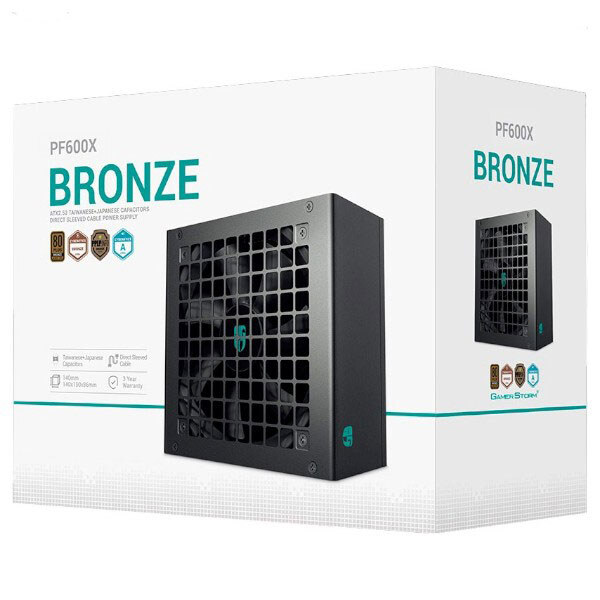 Блок живлення для корпусів DeepCool GamerStorm PF600X, Чорний - № 3 Блок живлення для корпусів DeepCool GamerStorm PF600X, Чорний - № 3