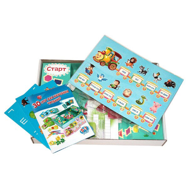 Великий набір ігор: 30 ігор для читання, Ранок - № 3 Великий набір ігор: 30 ігор для читання, Ранок - № 3