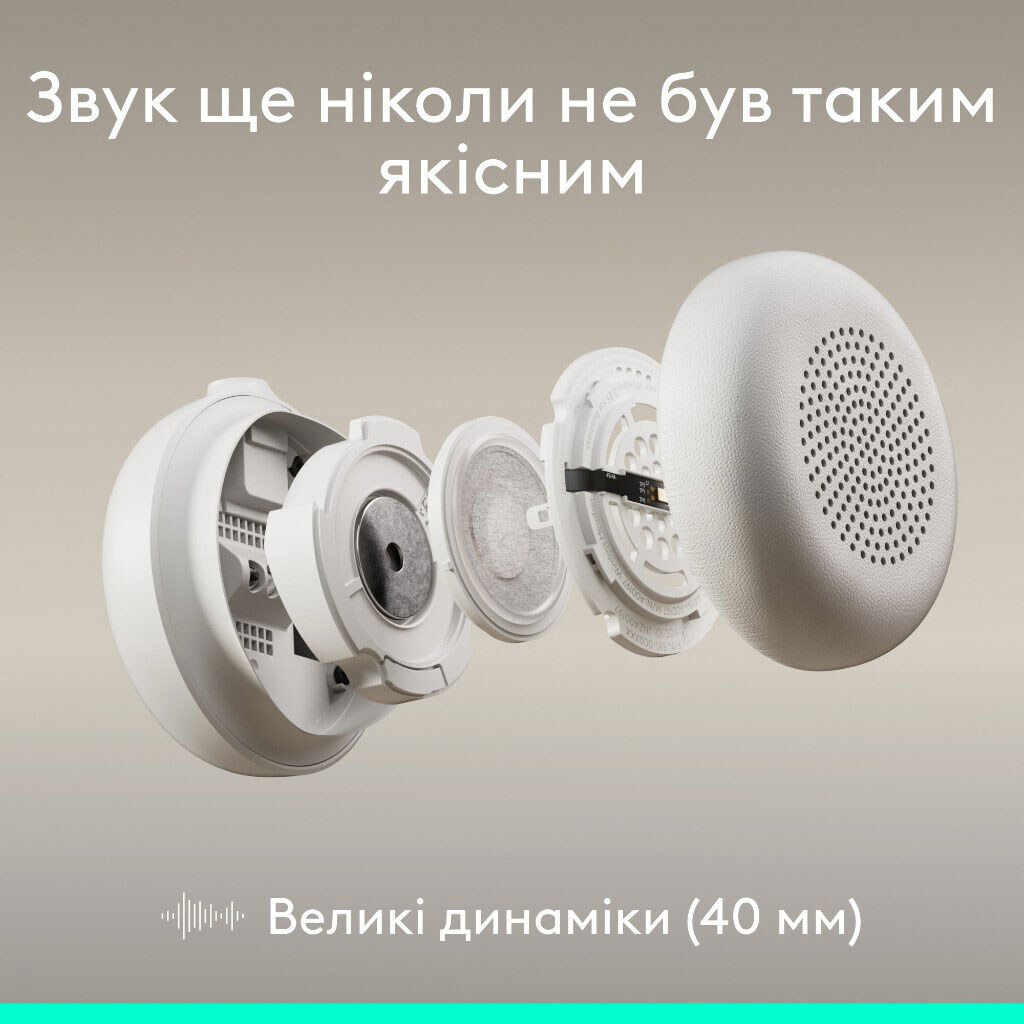 Гарнитура Logitech Zone Wired 2 USB, С микрофоном, Белый - № 4 Гарнитура Logitech Zone Wired 2 USB, С микрофоном, Белый - № 4