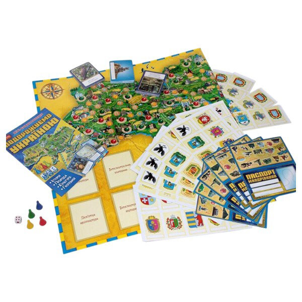 Гра "Мандруємо Україною", Ранок - № 5 Гра "Мандруємо Україною", Ранок - № 5