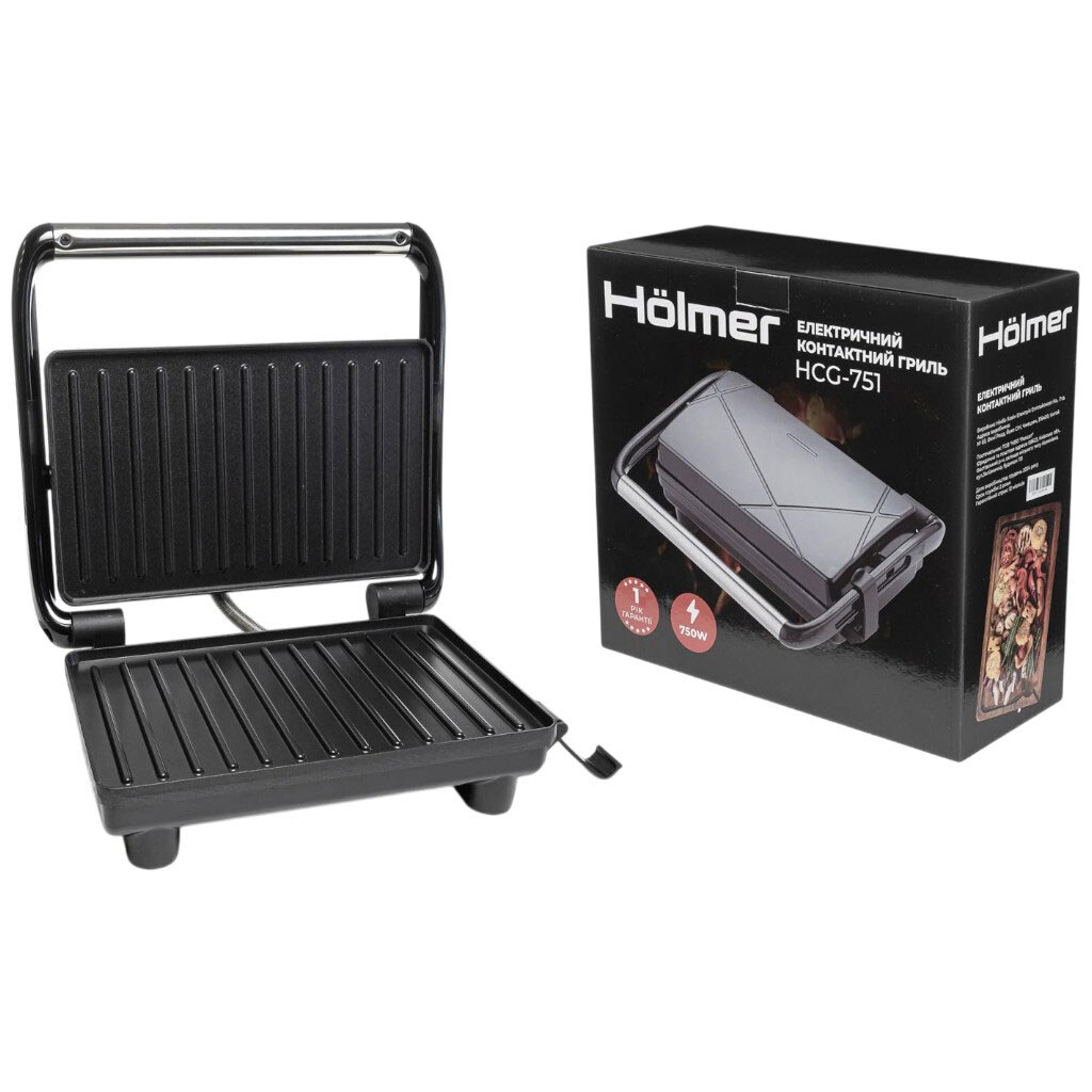 Гриль Holmer HCG-751, Черный - № 14 Гриль Holmer HCG-751, Черный - № 14