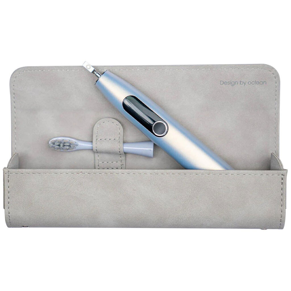 Дорожный футляр для зубной щетки Oclean Toothbrush Travel Case New Soft, Серый - № 2 Дорожный футляр для зубной щетки Oclean Toothbrush Travel Case New Soft, Серый - № 2