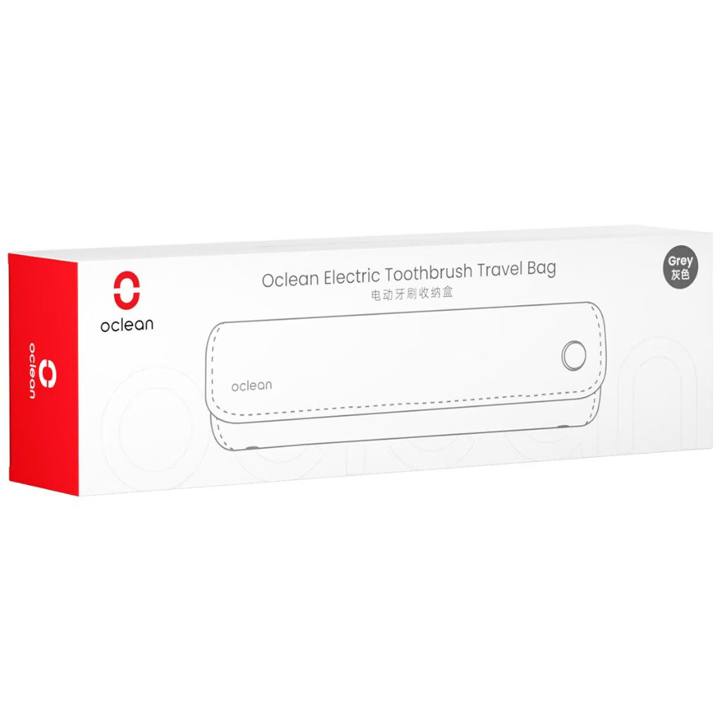 Дорожный футляр для зубной щетки Oclean Toothbrush Travel Case New Soft, Серый - № 4 Дорожный футляр для зубной щетки Oclean Toothbrush Travel Case New Soft, Серый - № 4