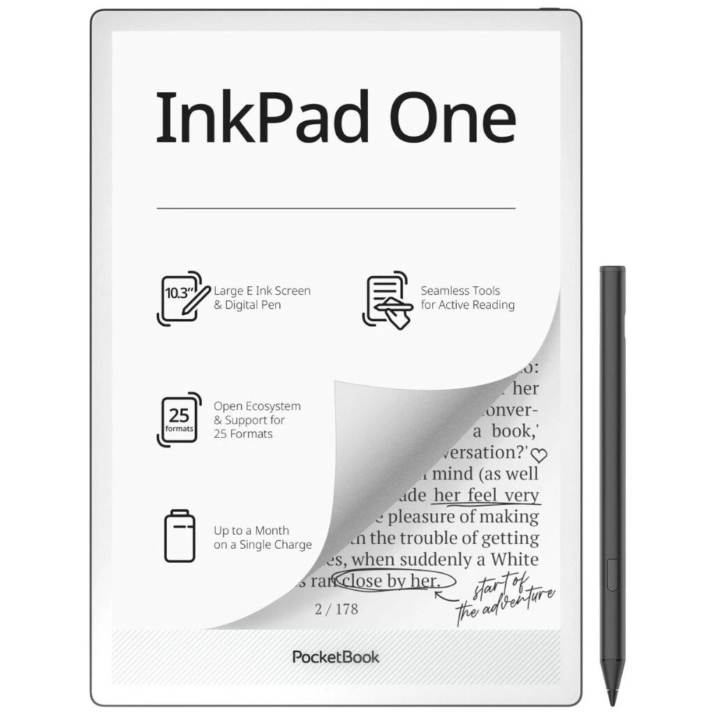 Электронная книга PocketBook 1030 InkPad One, Черный - № 2 Электронная книга PocketBook 1030 InkPad One, Черный - № 2