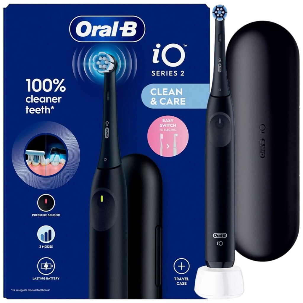 Зубная электрощетка Braun Oral-B iO Series 2 iOS2.1D9.2K, Черный - № 2 Зубная электрощетка Braun Oral-B iO Series 2 iOS2.1D9.2K, Черный - № 2