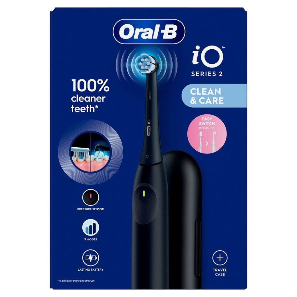 Зубная электрощетка Braun Oral-B iO Series 2 iOS2.1D9.2K, Черный - № 7 Зубная электрощетка Braun Oral-B iO Series 2 iOS2.1D9.2K, Черный - № 7