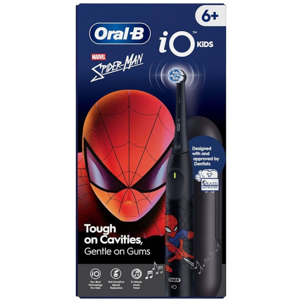 Зубная электрощетка Braun Oral-B iO Series 2 iOS2K.1H9.K Spider-Man, Черный - № 3 Зубная электрощетка Braun Oral-B iO Series 2 iOS2K.1H9.K Spider-Man, Черный - № 3