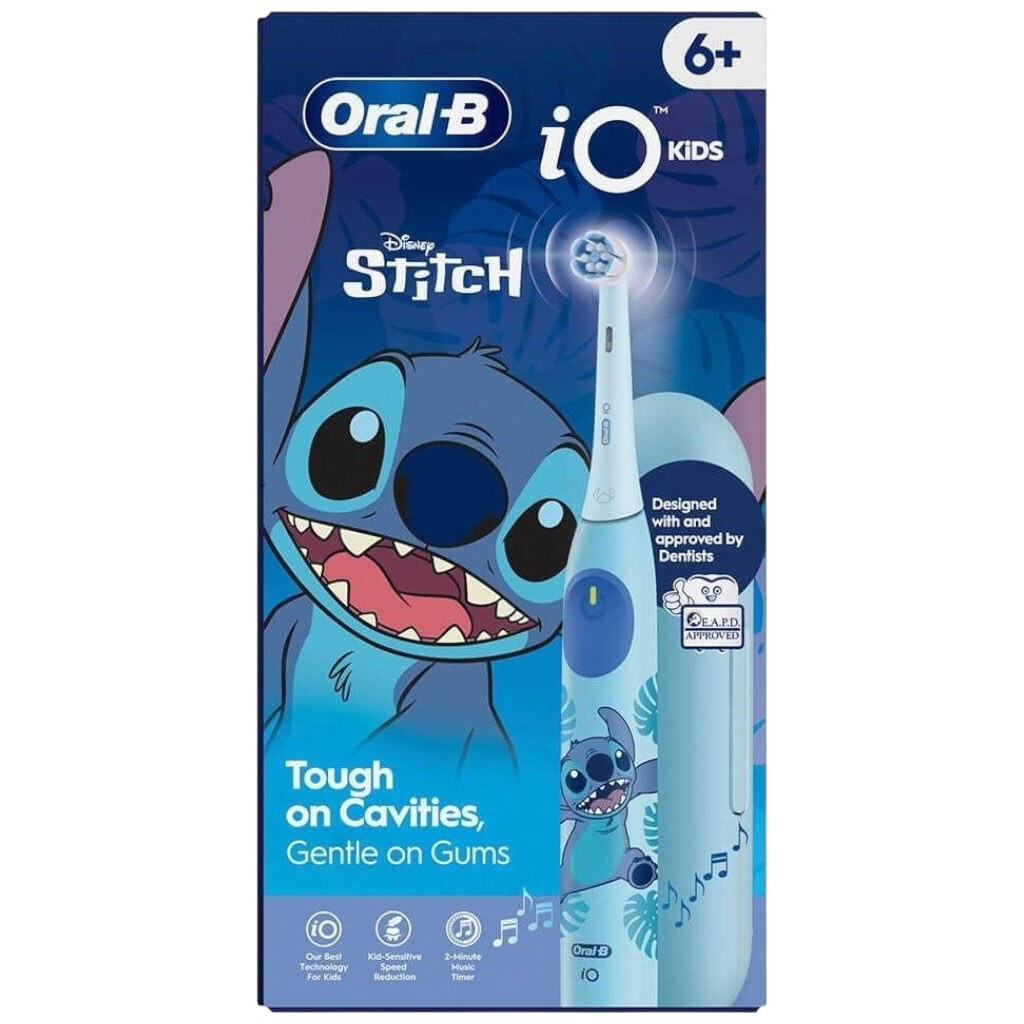 Зубная электрощетка Braun Oral-B iO Series 2 iOS2K.1I9.K Stitch, Голубой - № 3 Зубная электрощетка Braun Oral-B iO Series 2 iOS2K.1I9.K Stitch, Голубой - № 3