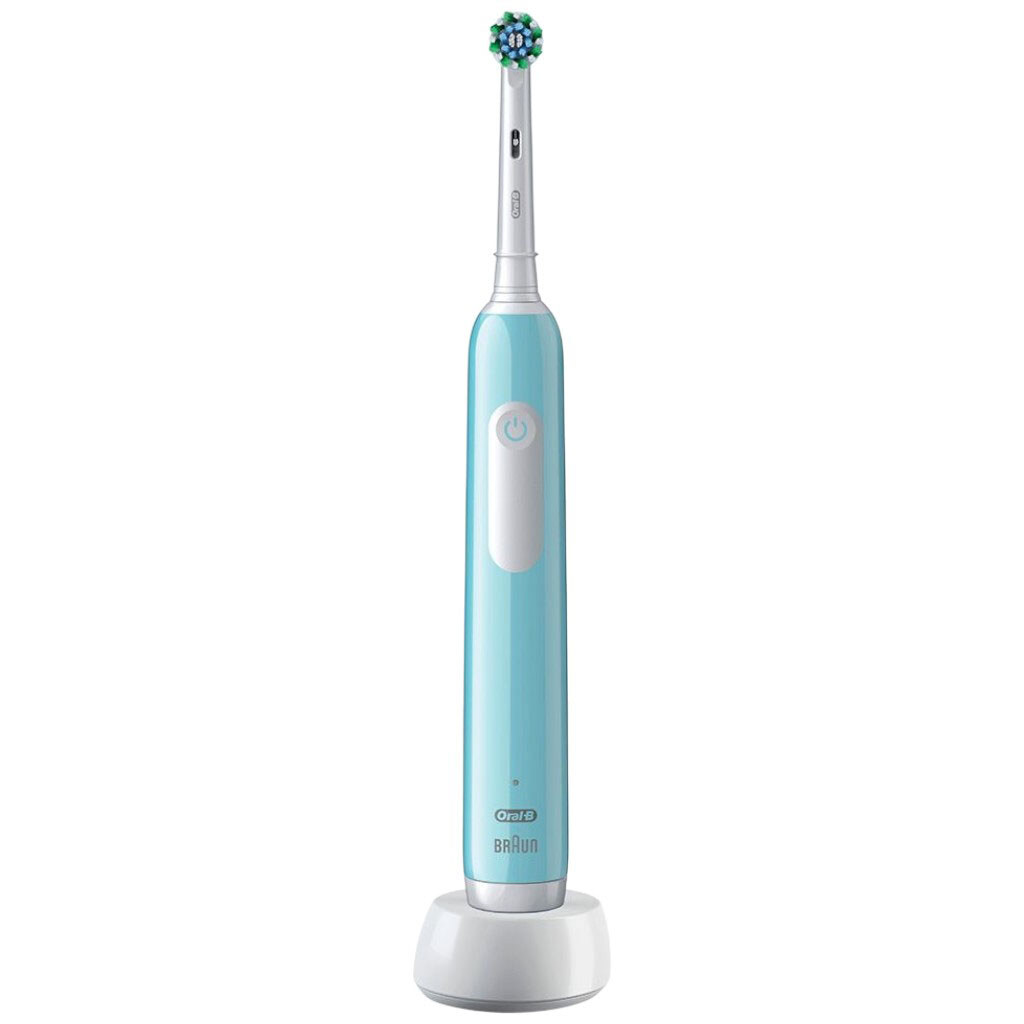 Зубная электрощетка Braun Oral-B Pro1 D305.513.3 CrossAction Caribbean, Голубой - № 1 Зубная электрощетка Braun Oral-B Pro1 D305.513.3 CrossAction Caribbean, Голубой - № 1