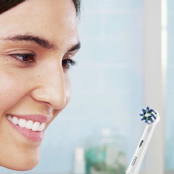 Зубная электрощетка Braun Oral-B Pro1 D305.513.3 CrossAction Caribbean, Голубой - № 6 Зубная электрощетка Braun Oral-B Pro1 D305.513.3 CrossAction Caribbean, Голубой - № 6