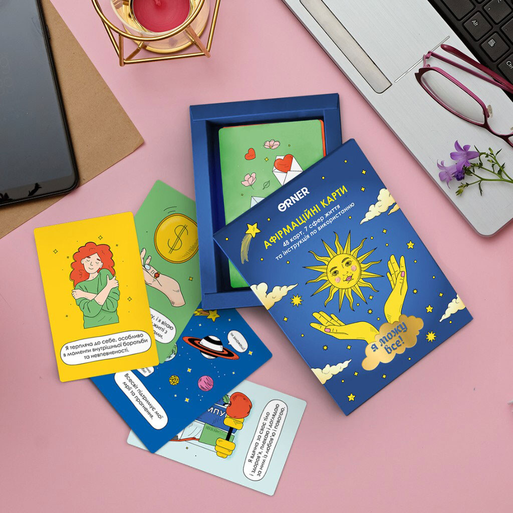 Карточки с афирмациями "Деньги любят меня", Orner - № 4 Карточки с афирмациями "Деньги любят меня", Orner - № 4