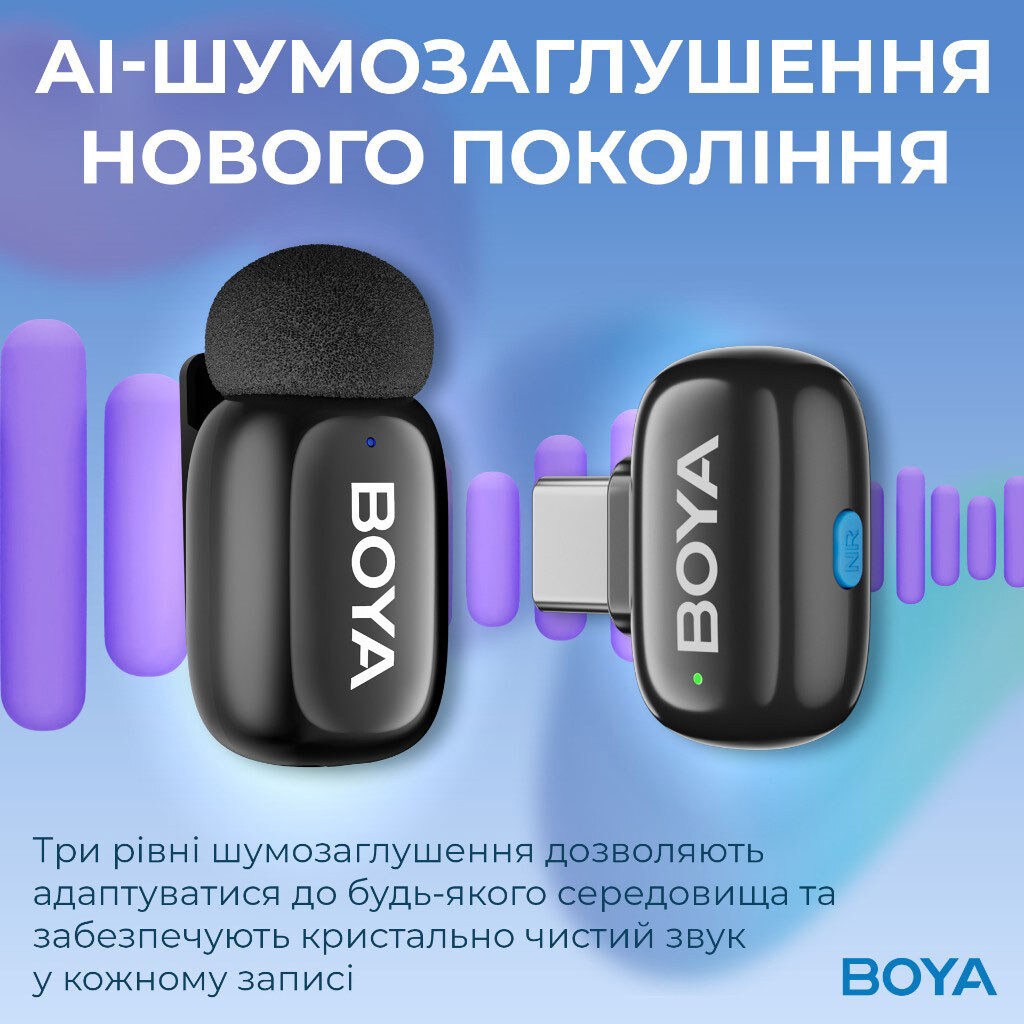 Микрофон BOYA mini-23, Черный - № 8 Микрофон BOYA mini-23, Черный - № 8