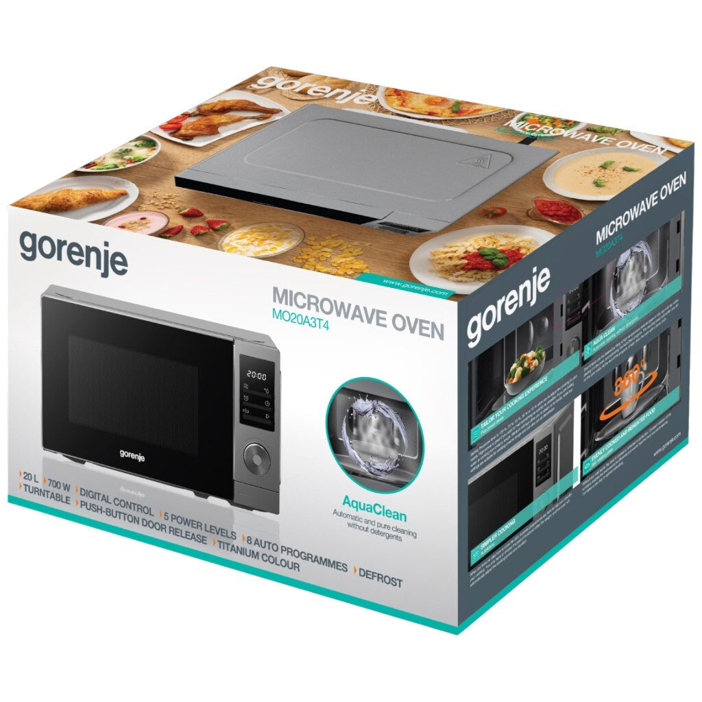 Микроволновая печь Gorenje MO20A3T4, Черный - № 4 Микроволновая печь Gorenje MO20A3T4, Черный - № 4