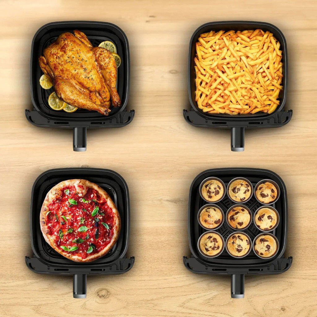 Мультипіч Tefal Easy Fry Mega Compact EY8618E0, Чорний - № 7 Мультипіч Tefal Easy Fry Mega Compact EY8618E0, Чорний - № 7