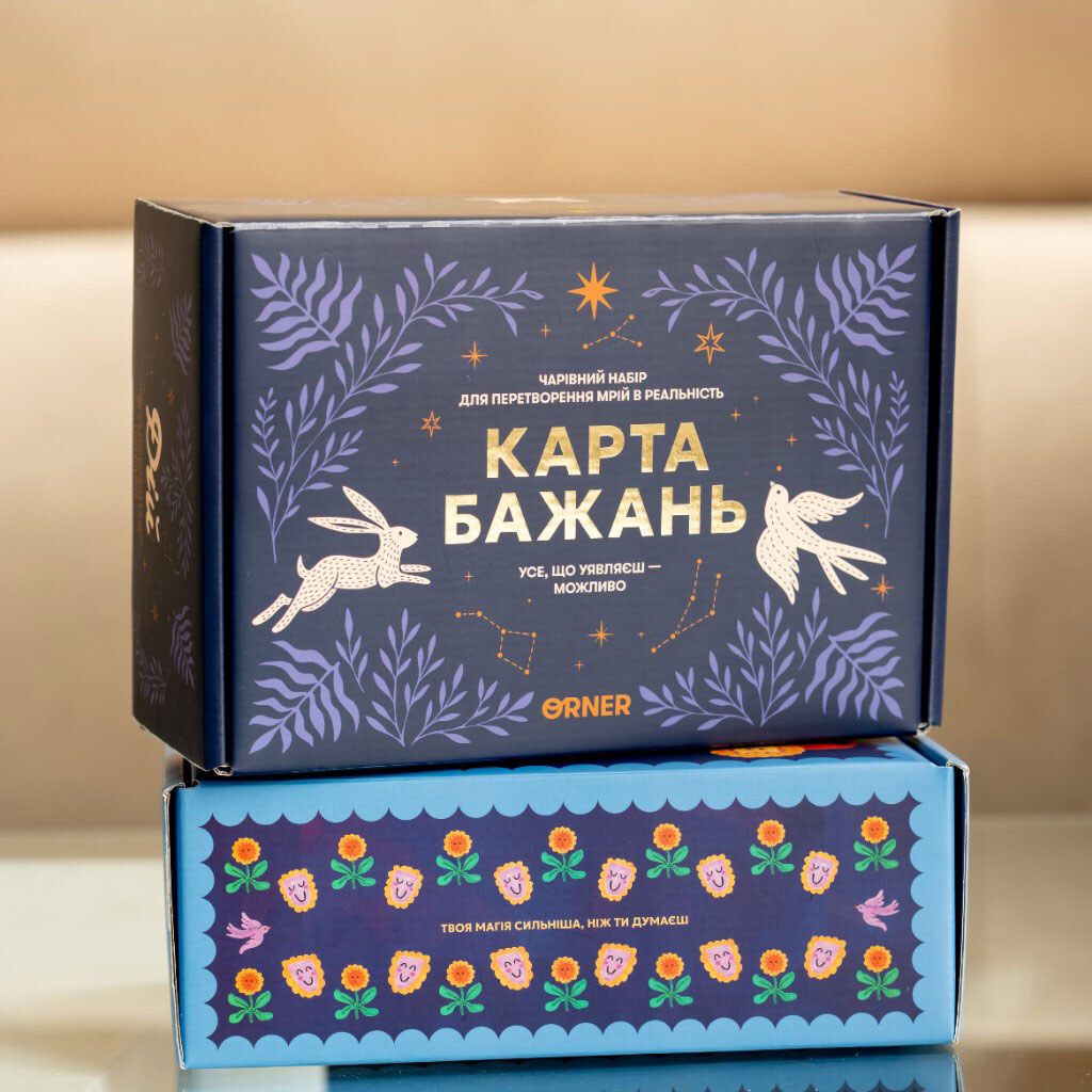 Набір для створення карти бажань Orner "Все можливо" - № 14 Набір для створення карти бажань Orner "Все можливо" - № 14