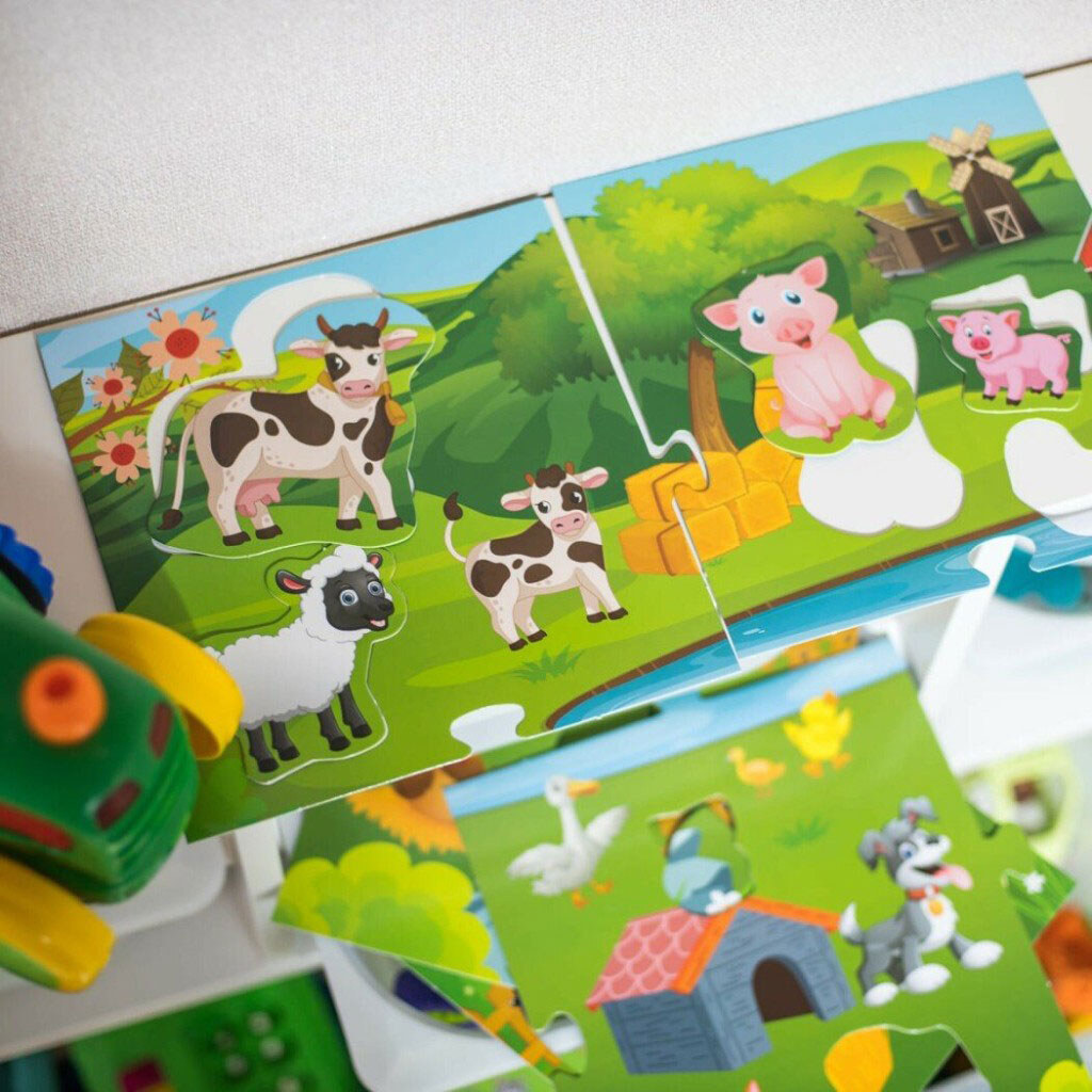 Обучающая игра "Животные на ферме", разработана на основе метода Монтессори, Ранок - № 5 Обучающая игра "Животные на ферме", разработана на основе метода Монтессори, Ранок - № 5