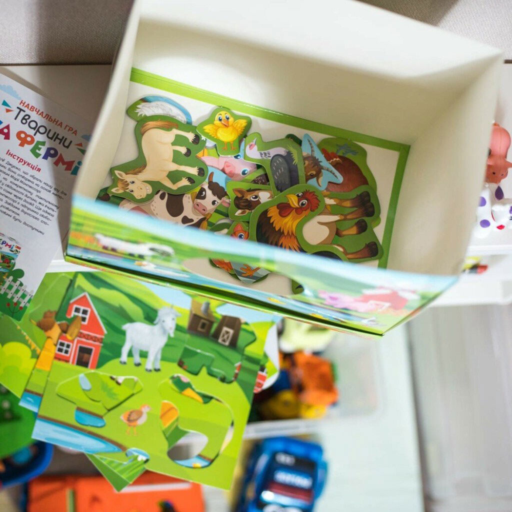 Обучающая игра "Животные на ферме", разработана на основе метода Монтессори, Ранок - № 6 Обучающая игра "Животные на ферме", разработана на основе метода Монтессори, Ранок - № 6