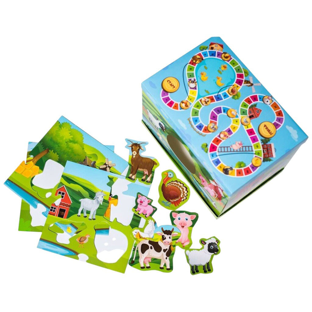 Обучающая игра "Животные на ферме", разработана на основе метода Монтессори, Ранок - № 9 Обучающая игра "Животные на ферме", разработана на основе метода Монтессори, Ранок - № 9