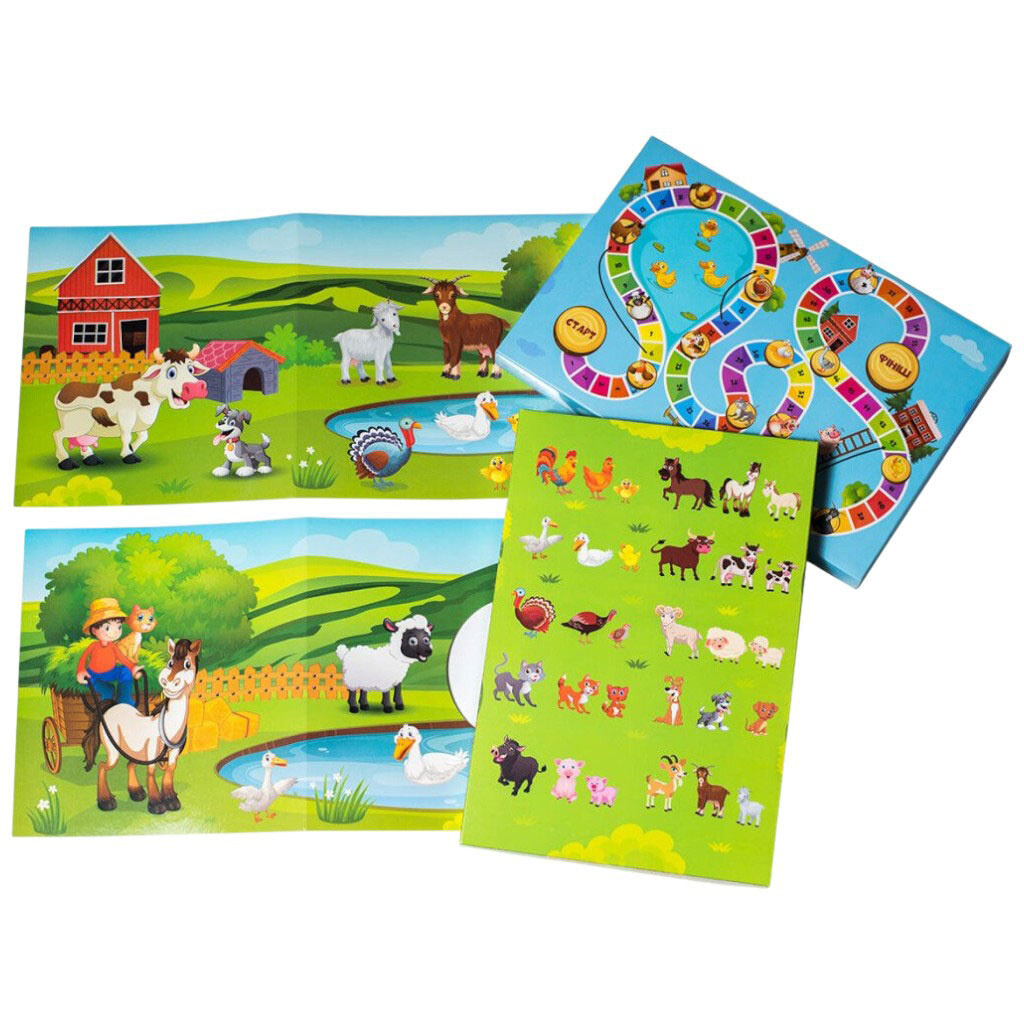 Обучающая игра "Животные на ферме", разработана на основе метода Монтессори, Ранок - № 12 Обучающая игра "Животные на ферме", разработана на основе метода Монтессори, Ранок - № 12