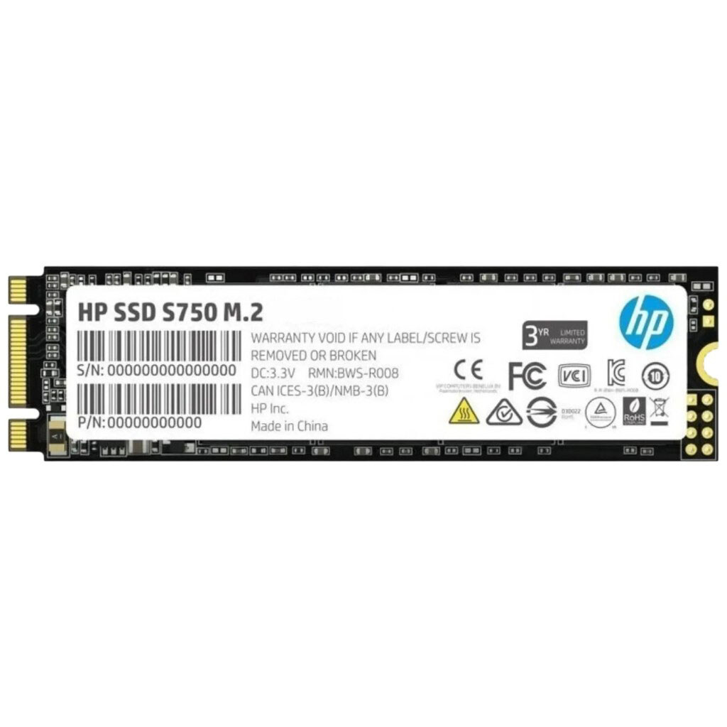 SSD диск HP S750, 1 Тб. - № 1 SSD диск HP S750, 1 Тб. - № 1