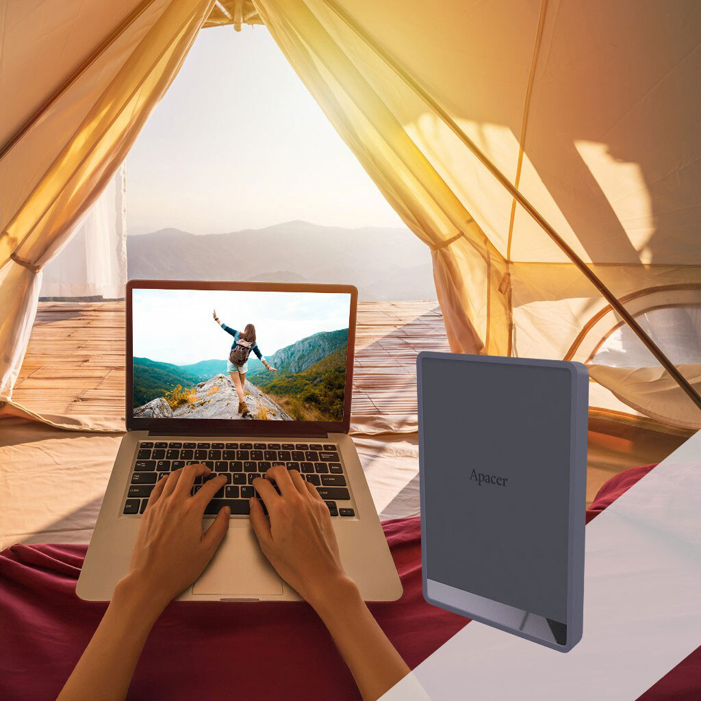 Внешний SSD Apacer AS724, 512 Гб., Кремовый - № 3 Внешний SSD Apacer AS724, 512 Гб., Кремовый - № 3