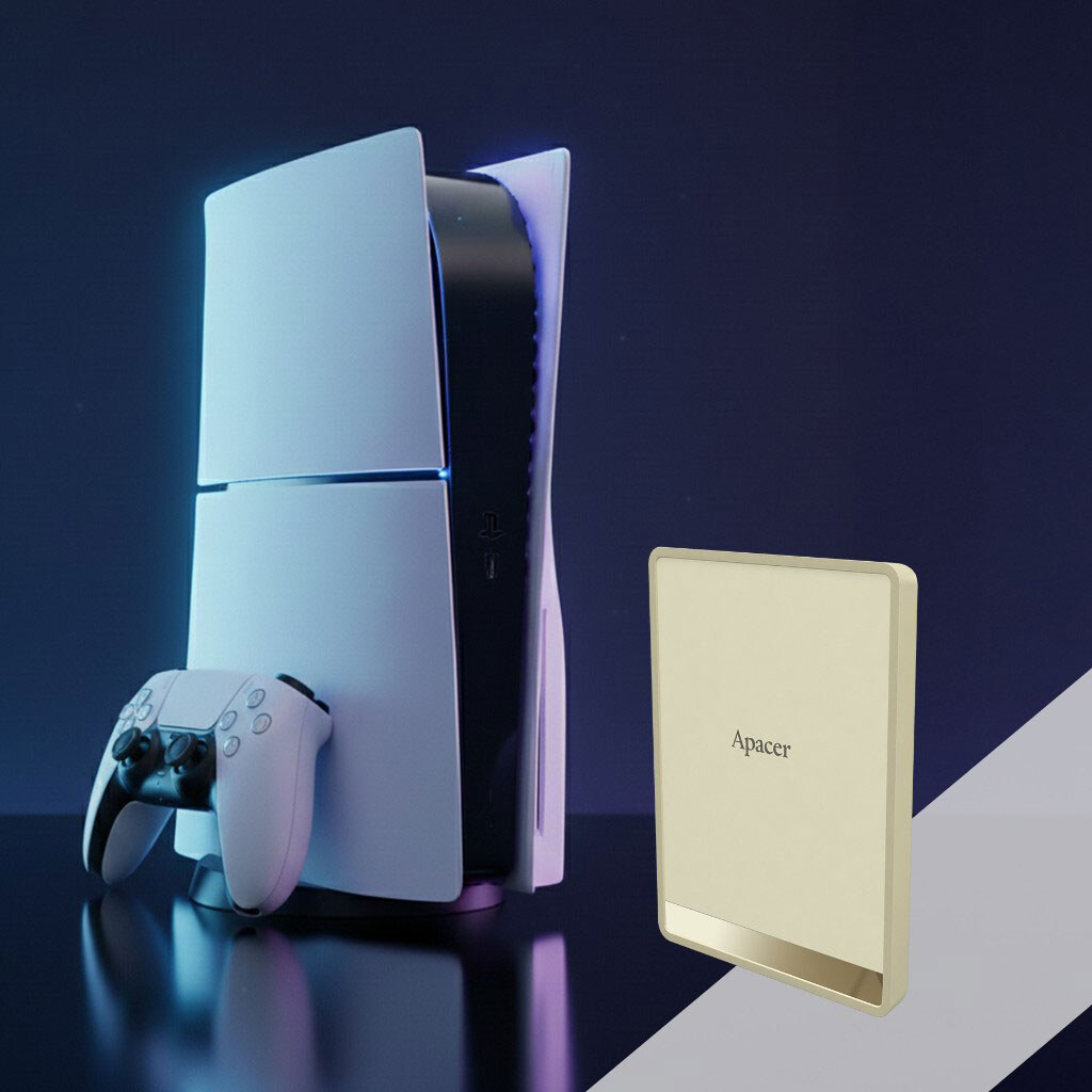 Внешний SSD Apacer AS724, 512 Гб., Кремовый - № 4 Внешний SSD Apacer AS724, 512 Гб., Кремовый - № 4