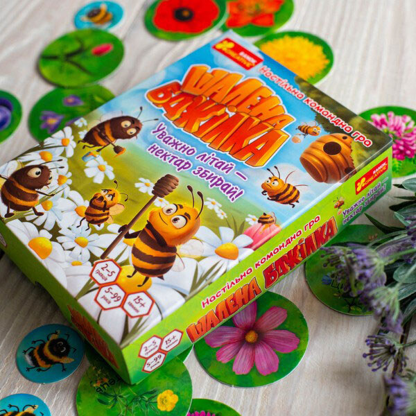 Настольная игра "Безумная пчелка", Ранок - № 3 Настольная игра "Безумная пчелка", Ранок - № 3