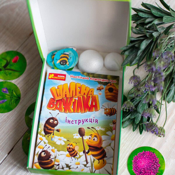 Настольная игра "Безумная пчелка", Ранок - № 5 Настольная игра "Безумная пчелка", Ранок - № 5