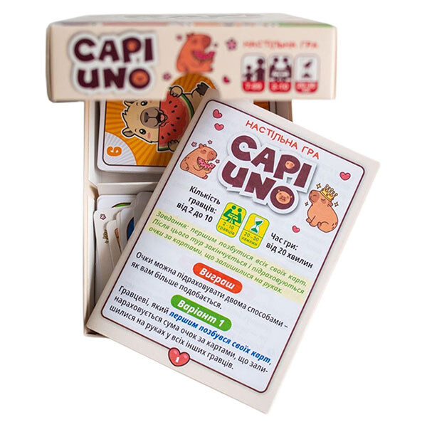 Настольная игра "Капи UNO", Ранок - № 4 Настольная игра "Капи UNO", Ранок - № 4