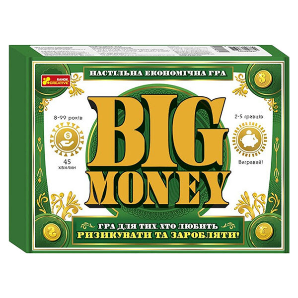 Настольная игра "Big money", Ранок - № 1 Настольная игра "Big money", Ранок - № 1