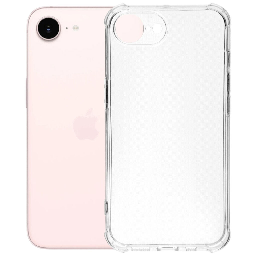 Чохол (накладка) Apple iPhone 17e, BeCover Anti-Shock, Прозорий - № 2 Чохол (накладка) Apple iPhone 17e, BeCover Anti-Shock, Прозорий - № 2