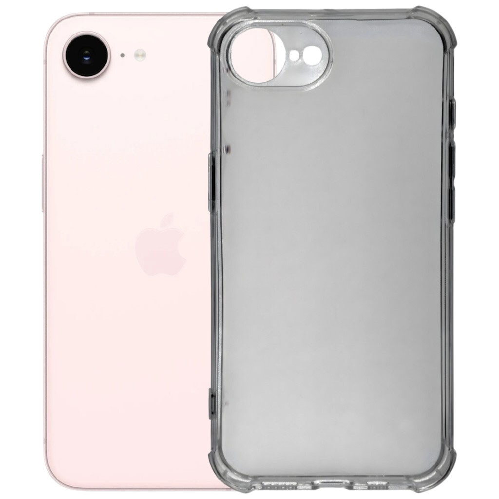 Чохол (накладка) Apple iPhone 17e, BeCover Anti-Shock, Сірий - № 2 Чохол (накладка) Apple iPhone 17e, BeCover Anti-Shock, Сірий - № 2