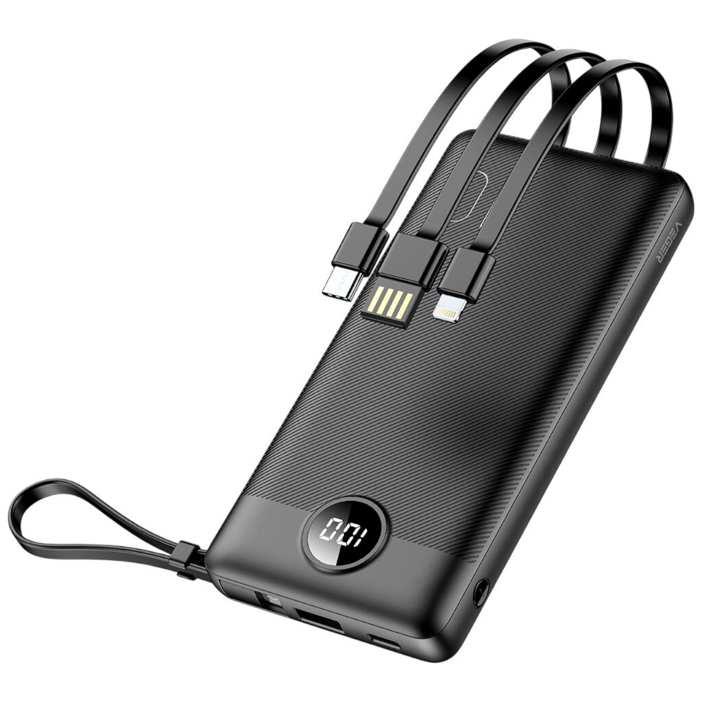 Портативная батарея (Power Bank) Veger W1116, 10000 mAh, Черный - № 2 Портативная батарея (Power Bank) Veger W1116, 10000 mAh, Черный - № 2