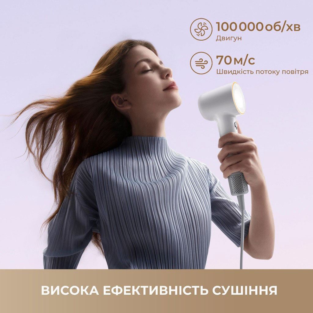 Фен Dreame Hair Mini, Фиолетовый - № 4 Фен Dreame Hair Mini, Фиолетовый - № 4