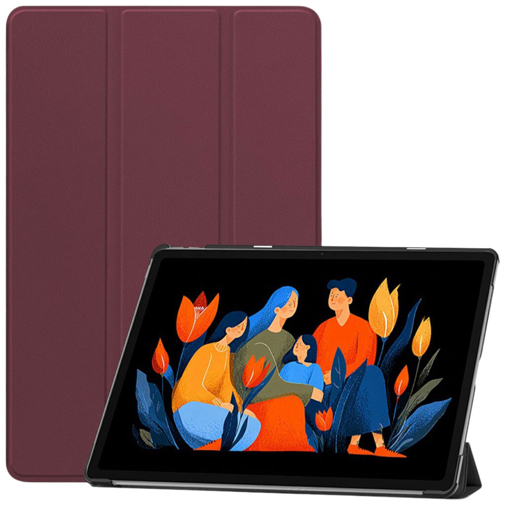 Чохол (книжка) Lenovo Idea Tab Plus, BeCover Smart, Red Wine, Червоний - № 2 Чохол (книжка) Lenovo Idea Tab Plus, BeCover Smart, Red Wine, Червоний - № 2
