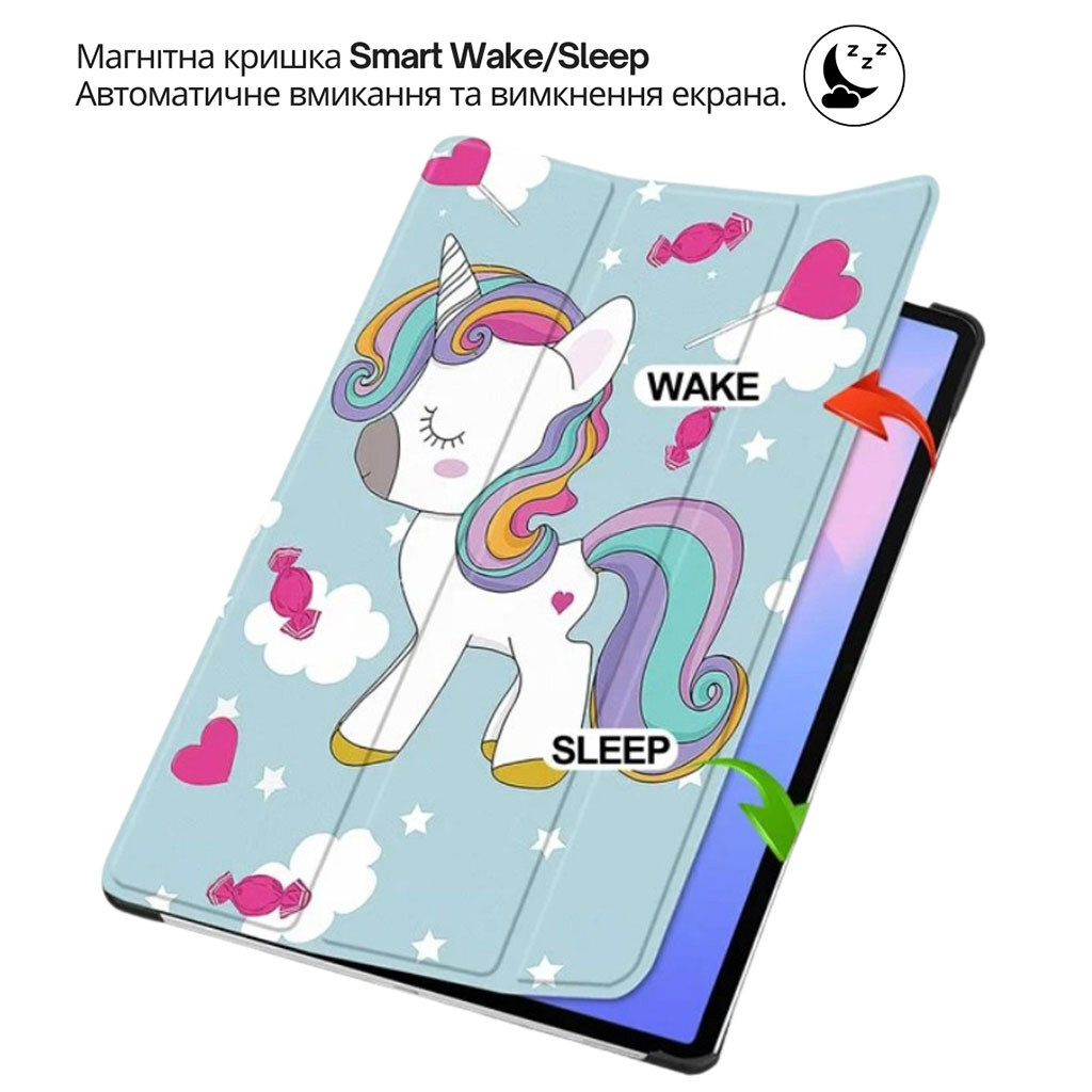 Чохол (книжка) Lenovo Idea Tab Plus, BeCover Smart, Unicorn, Малюнок - № 4 Чохол (книжка) Lenovo Idea Tab Plus, BeCover Smart, Unicorn, Малюнок - № 4