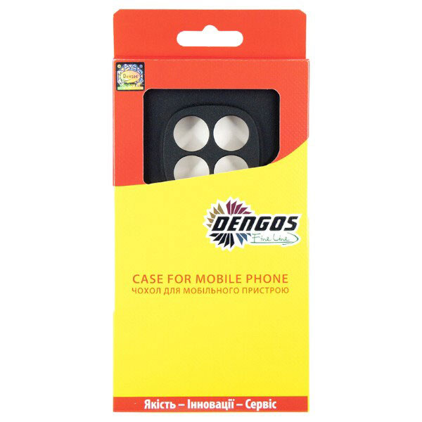 Чохол (накладка) Xiaomi Redmi Note 15 Pro 5G, Dengos Soft, Чорний - № 4 Чохол (накладка) Xiaomi Redmi Note 15 Pro 5G, Dengos Soft, Чорний - № 4