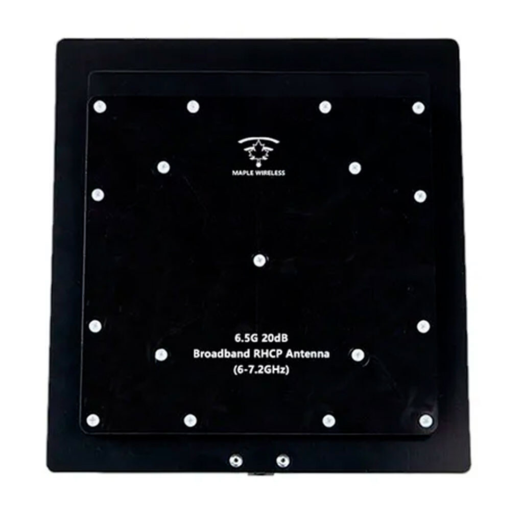 Патч антена FPV Directional patch antenna Broadband Maple Wireless 6.5G 20dB RHCP - № 1 Патч антена FPV Directional patch antenna Broadband Maple Wireless 6.5G 20dB RHCP - № 1