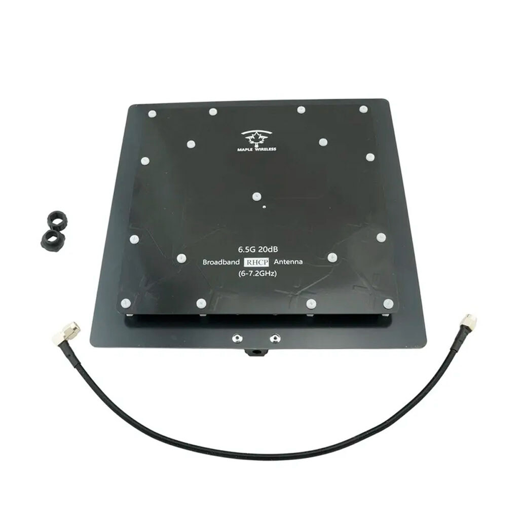 Патч антена FPV Directional patch antenna Broadband Maple Wireless 6.5G 20dB RHCP - № 4 Патч антена FPV Directional patch antenna Broadband Maple Wireless 6.5G 20dB RHCP - № 4