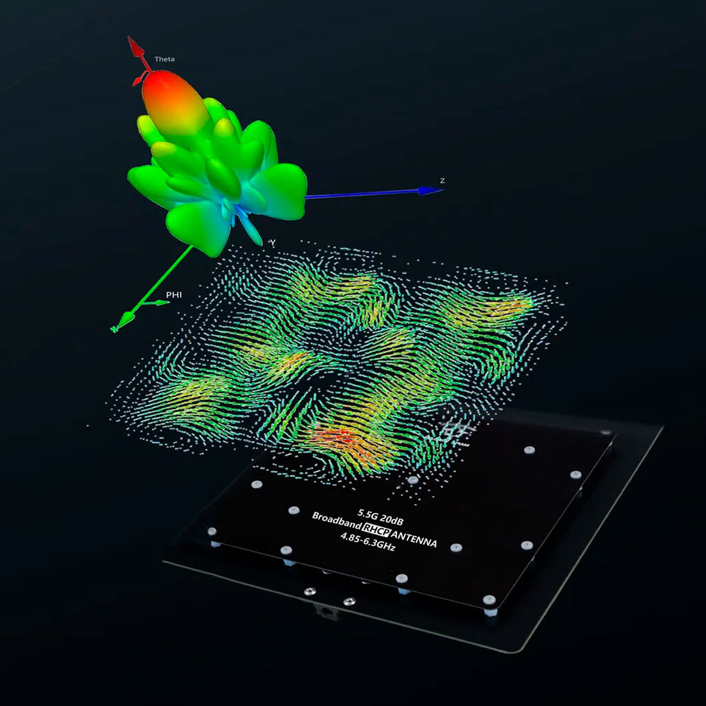 Патч антена FPV Directional patch antenna Broadband Maple Wireless 6.5G 20dB RHCP - № 6 Патч антена FPV Directional patch antenna Broadband Maple Wireless 6.5G 20dB RHCP - № 6