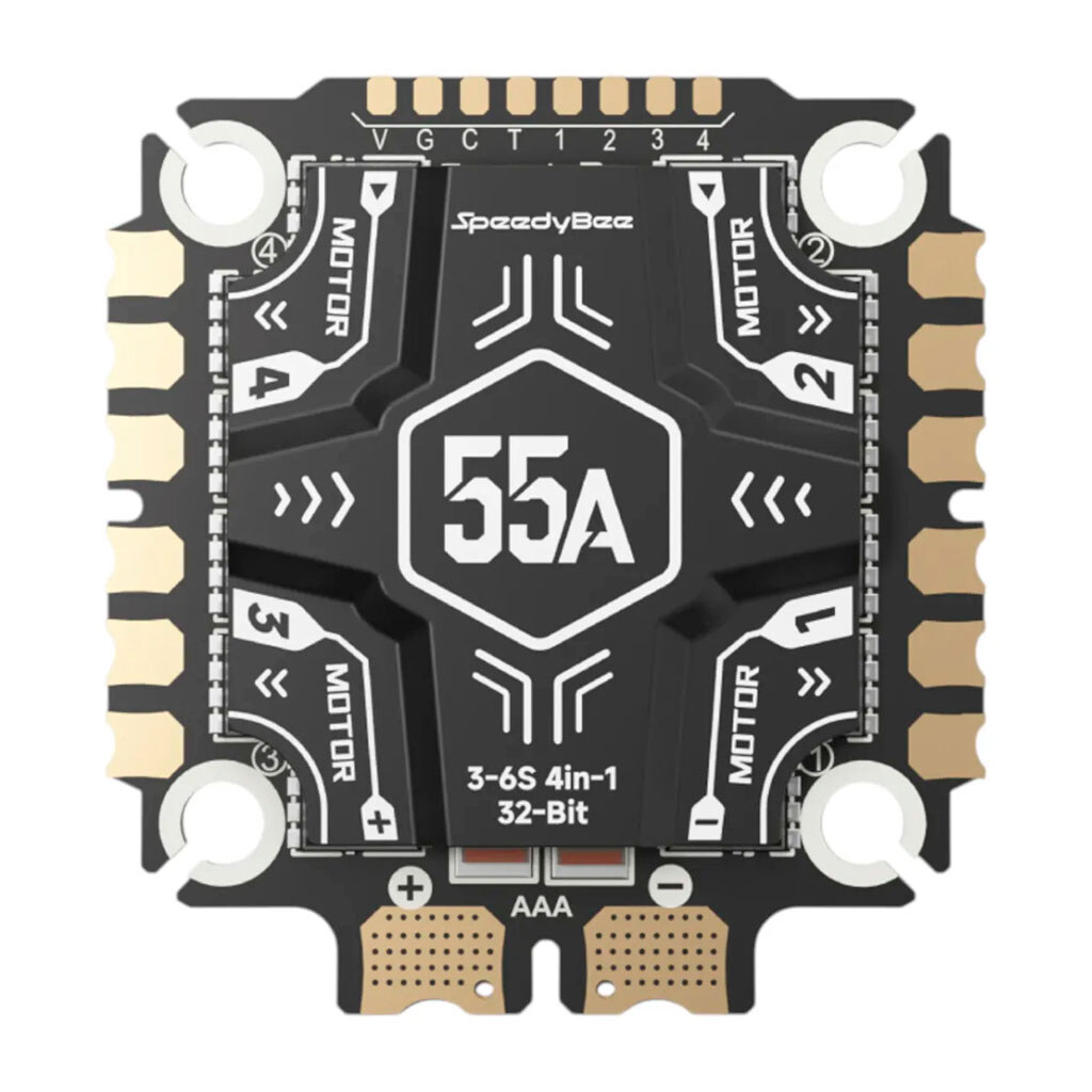 Полетный стек FPV SpeedyBee F405 V5 OX32 55A FCESC Stack - № 1 Полетный стек FPV SpeedyBee F405 V5 OX32 55A FCESC Stack - № 1