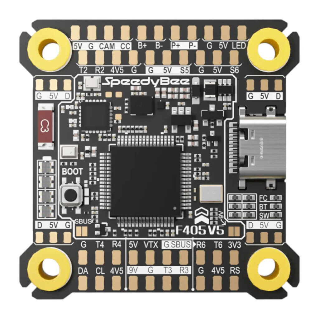 Полетный стек FPV SpeedyBee F405 V5 OX32 55A FCESC Stack - № 4 Полетный стек FPV SpeedyBee F405 V5 OX32 55A FCESC Stack - № 4