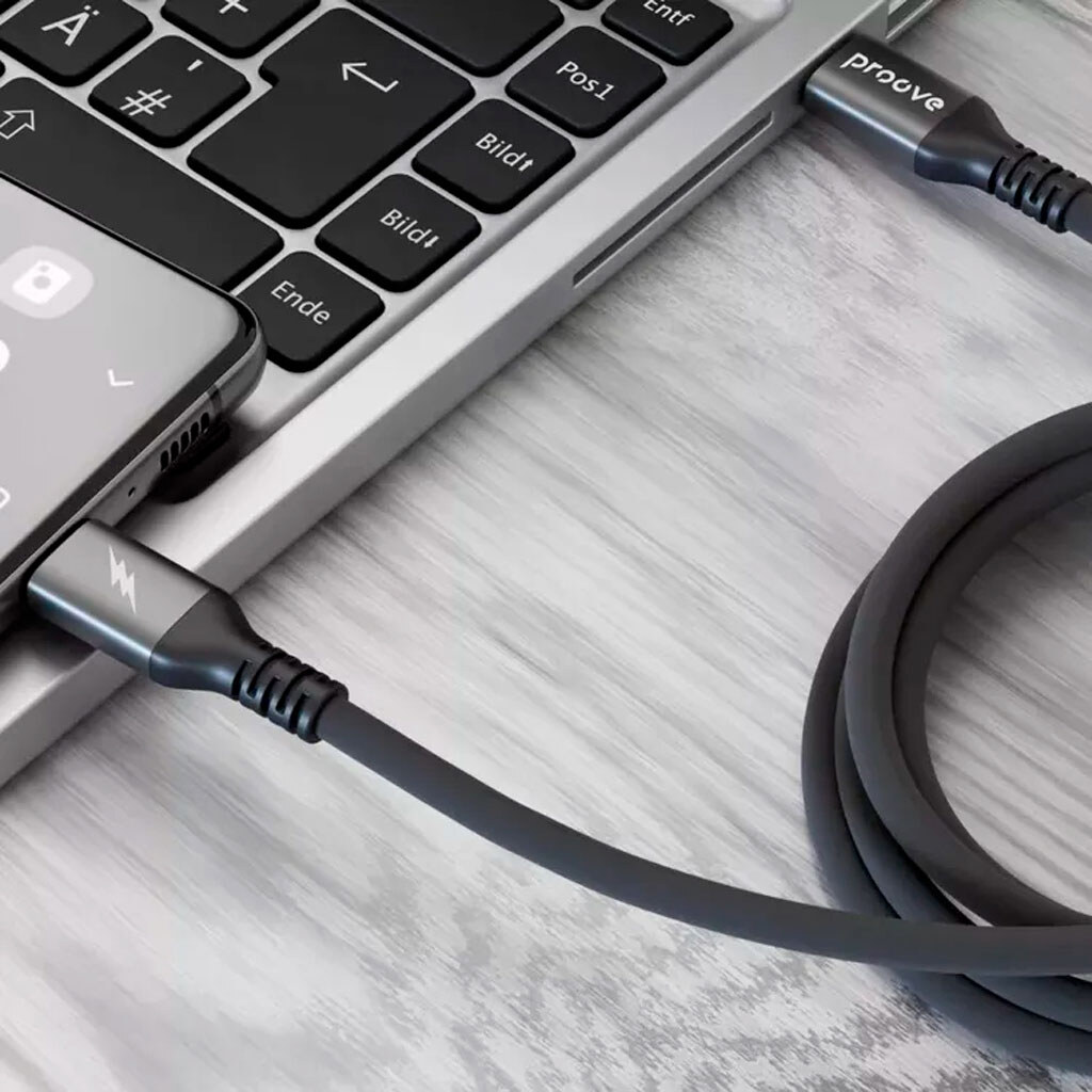 USB кабель Proove ReGen, Type-C, 1.0 м., Черный - № 2 USB кабель Proove ReGen, Type-C, 1.0 м., Черный - № 2