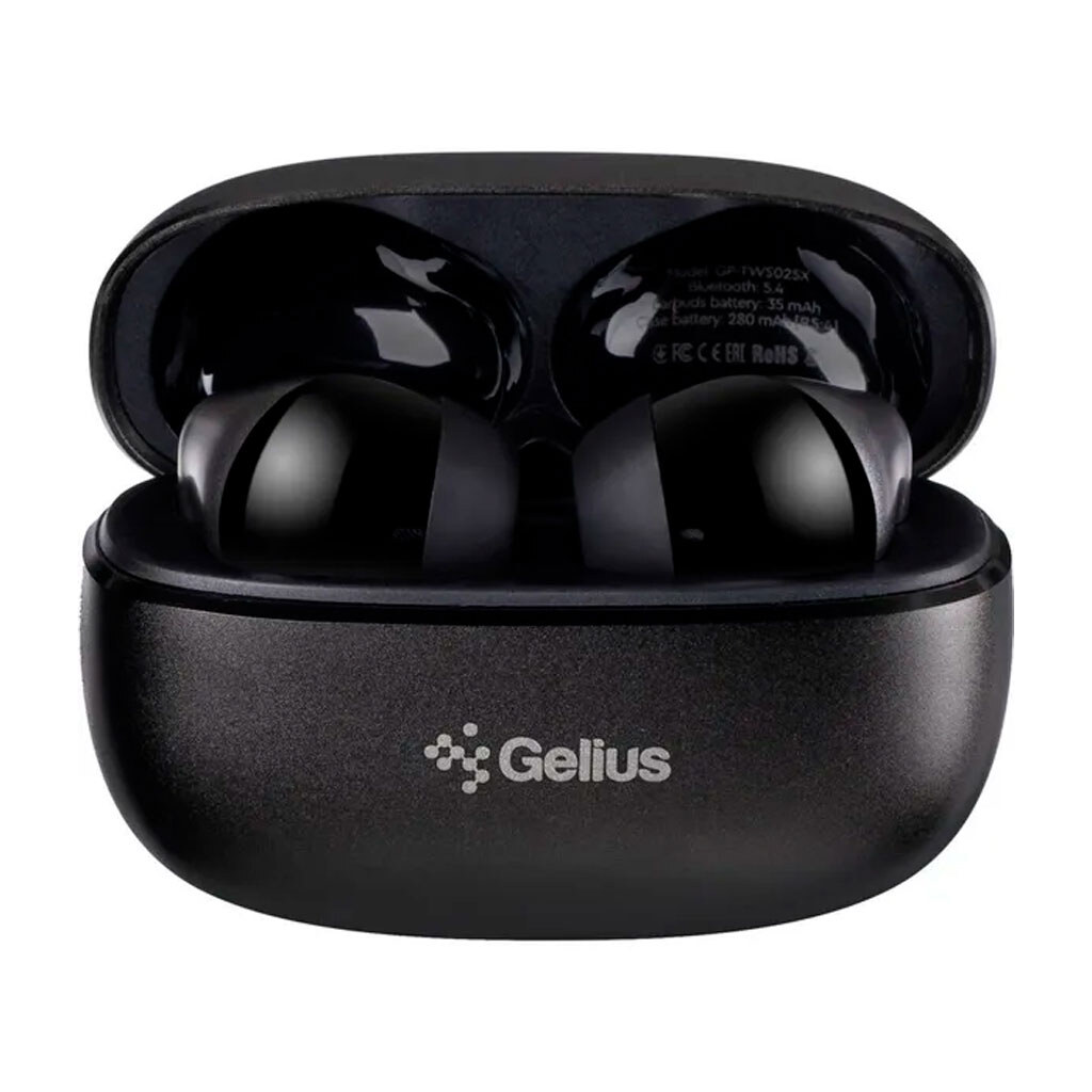 Bluetooth-гарнитура Gelius GP-TWS025X MaxBuds 2, Стерео, Серый - № 4 Bluetooth-гарнитура Gelius GP-TWS025X MaxBuds 2, Стерео, Серый - № 4